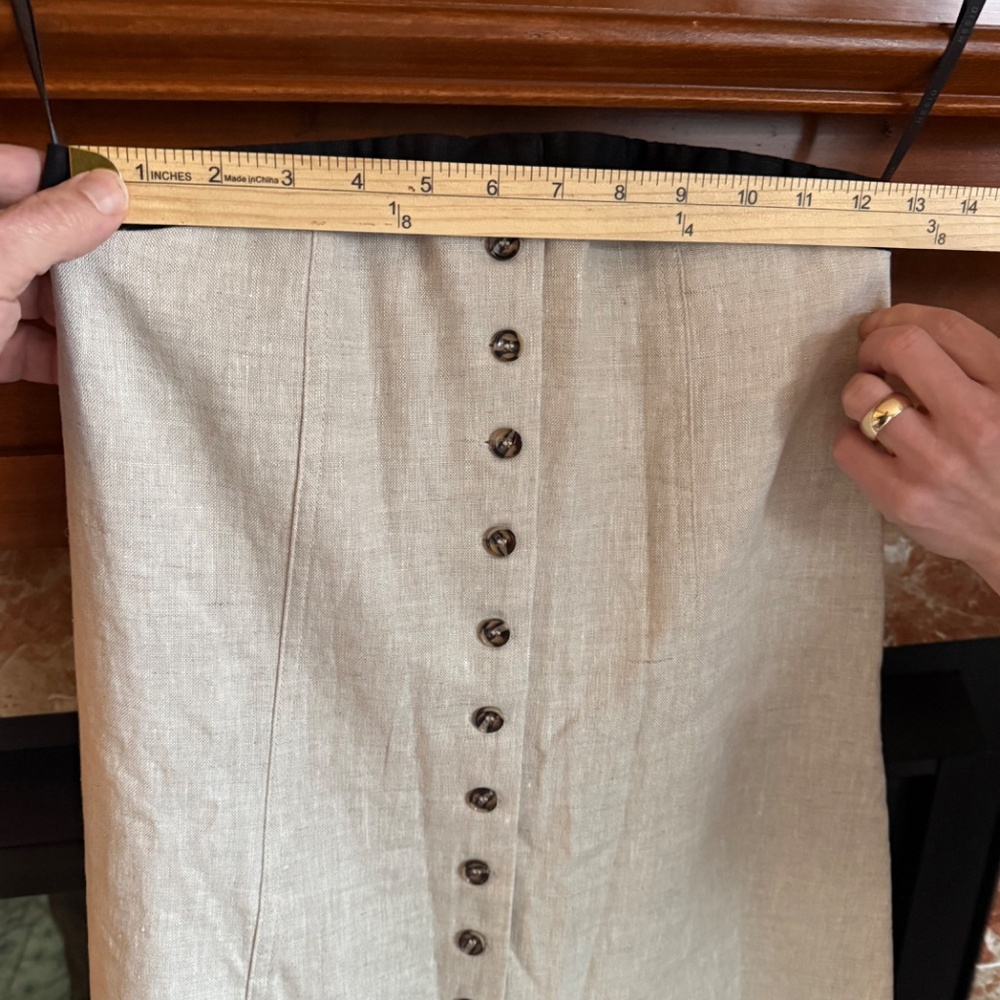 DISSH Luxury Linen Long Strapless Maxi Dress - Picture 5 of 15